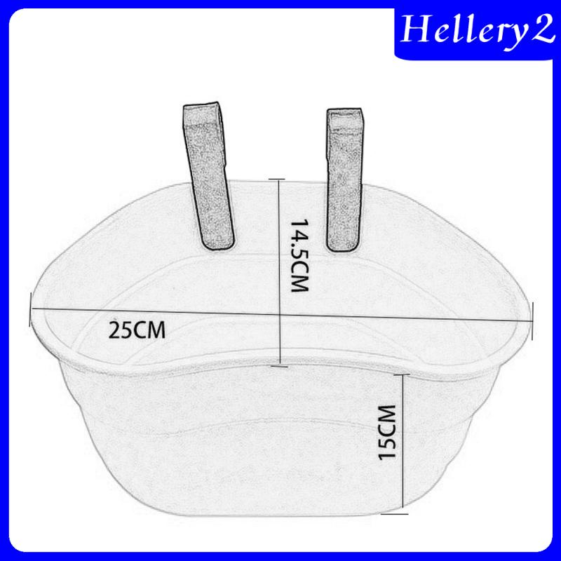 [Hellery2] Keranjang Sepeda Dudukan Anti Air Dapat Dilepas Untuk Sepeda Jalan Stang Depan Anak Laki-Laki
