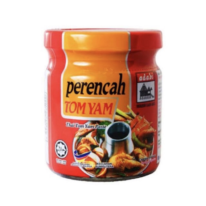 

ADABI Perencah Tom Yam Paste 200gr / ADABI / Perencah / Tom / Yam / yum / Paste / BUMBU / TOMYUM / TOMYAM / halal