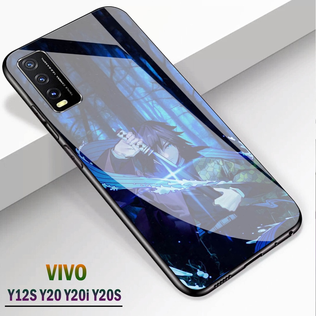 Softcase kaca VIVO Y12S Y20 Y20i Y20S - Case Handphone VIVO Y12S Y20 Y20i Y20S [T96].