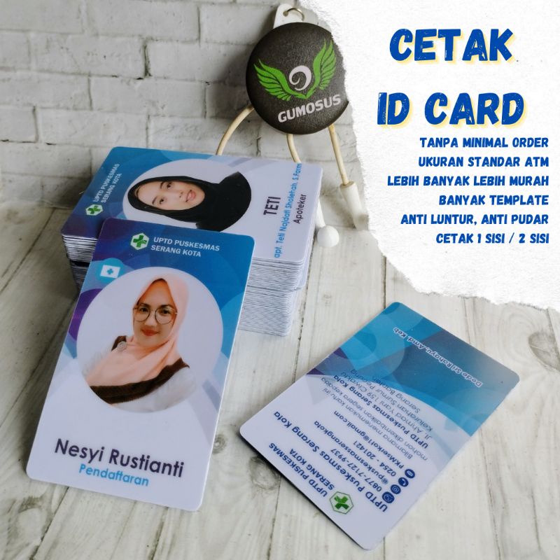 

cetak ID card anti luntur