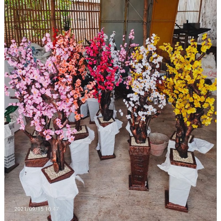 Bunga hias Sakura | artificia Sakura Sudut ruangan