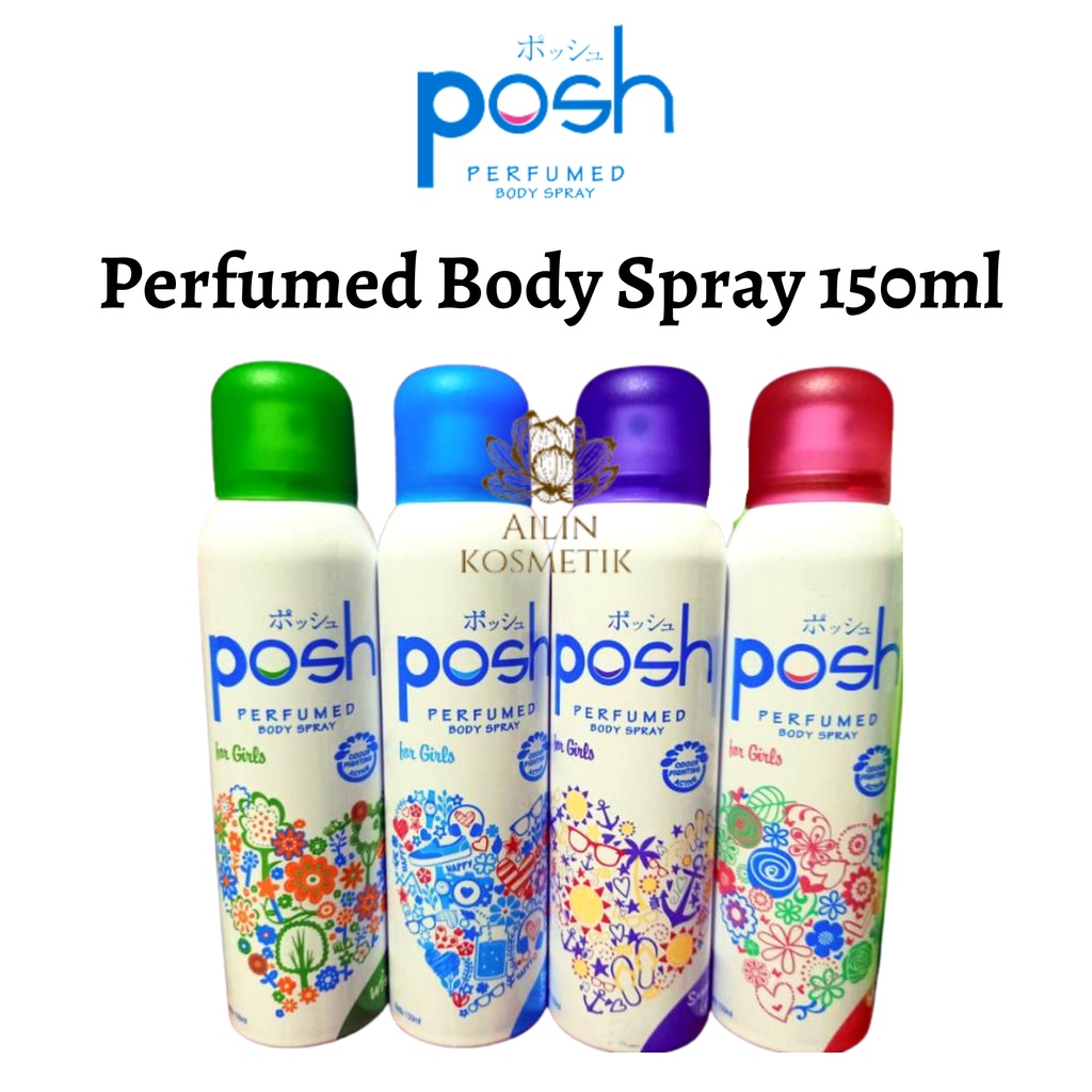 POSH Perfumed Body Spray 150ml BPOM  / Minyak Wangi Parfum