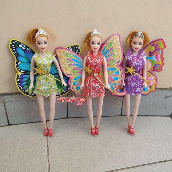 mainan boneka peri sayap plus tongkat peri / Mainan Anak Perempuan Boneka Peri Sayap / Mainan anak P