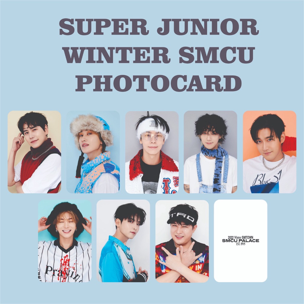 PHOTOCARD 2022 WINTER SMTOWN SMCU PALACE