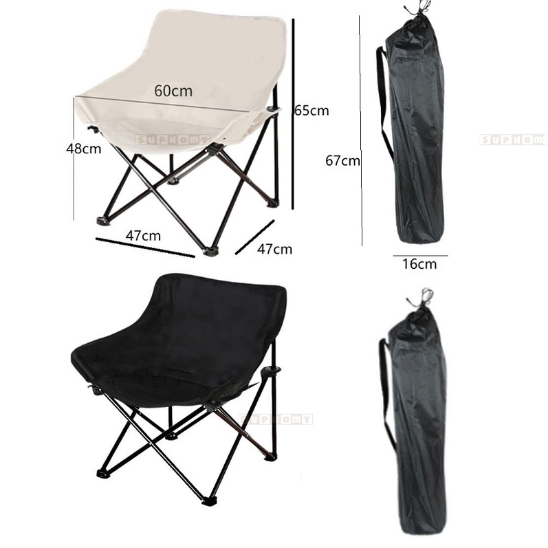 Kursi Lipat Kursi Camping Kursi lipat outdoor folding chair portable SUPHOMY