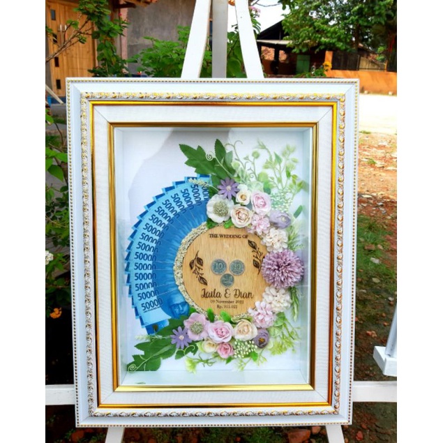 figura mahar/pigura mahar/mahar uang/ bingkai mahar