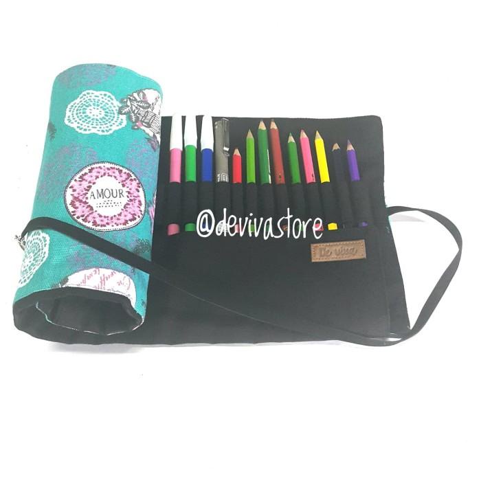 

Tempat Pensil Gulung / Roll Pencil Case / Tempat Pensil Handmade Unik Best Seller