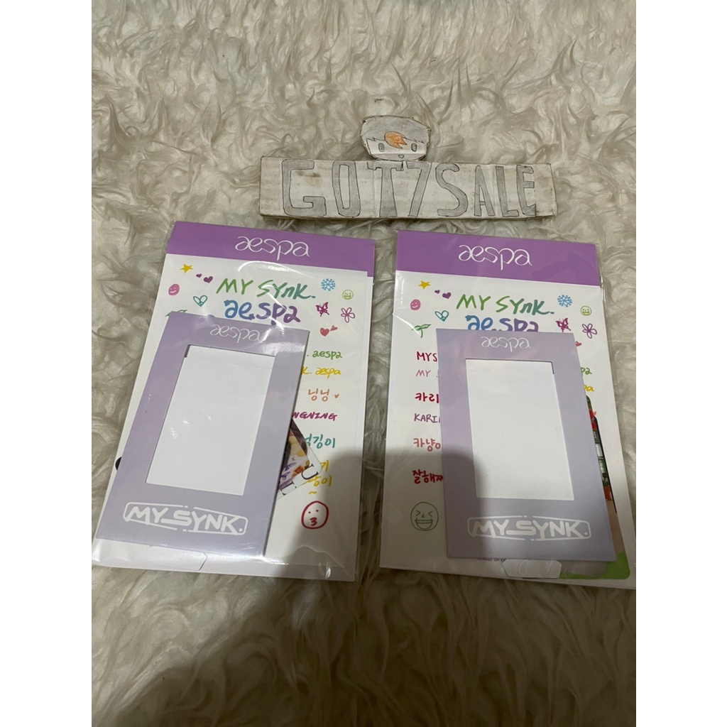 MY SYNK AESPA OFFICIAL MD MINI FRAME KARINA WINTER / AESPA MINI FRAME PHOTOCARD SET Official Md Fan 