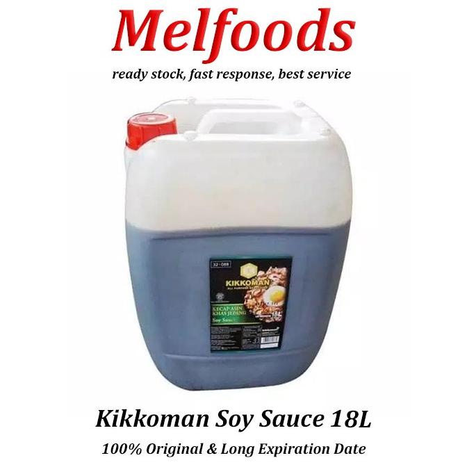 

Kikkoman All Purpose Soy Sauce HALAL 18L Kecap Asin Khas Jepang