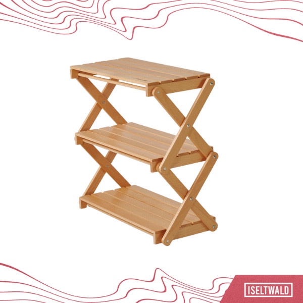 Naturehike Meja Lipat Camping 3 Layer CNH22JU002 Outdoor Table Shelf