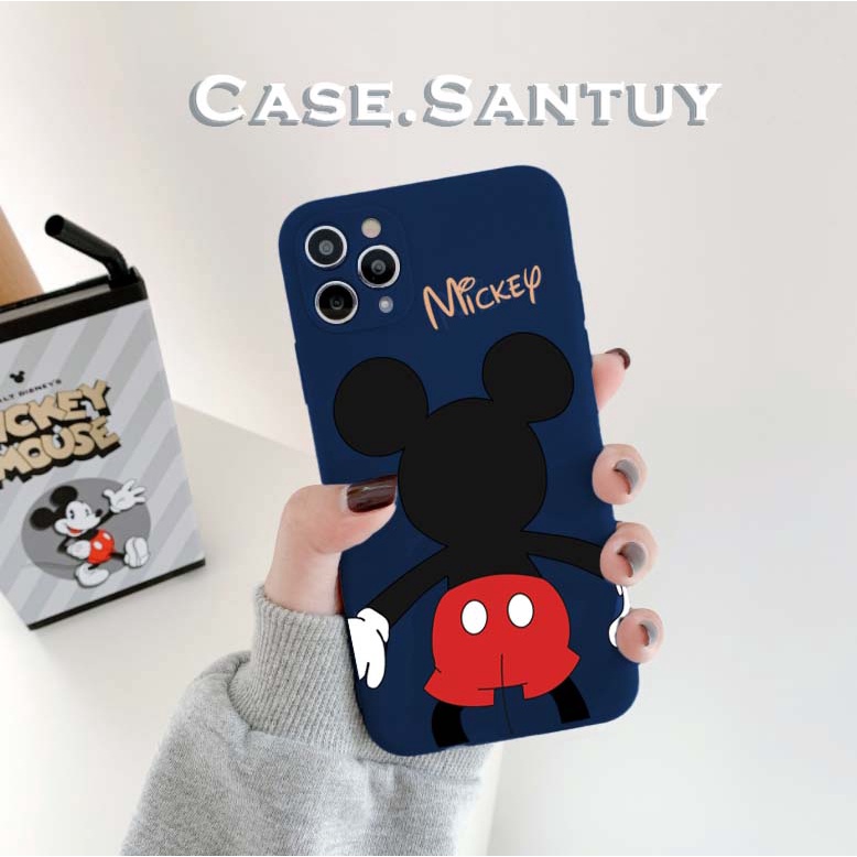 Case Mickey Infinix HOT SMART NOTE 4 4C 5 6 9 10 10S 10T 11 11S Pro Play NFC Plus Lite X670 Square Edge Phone Case Cover Casing Silicone Rubber Cover with Strap