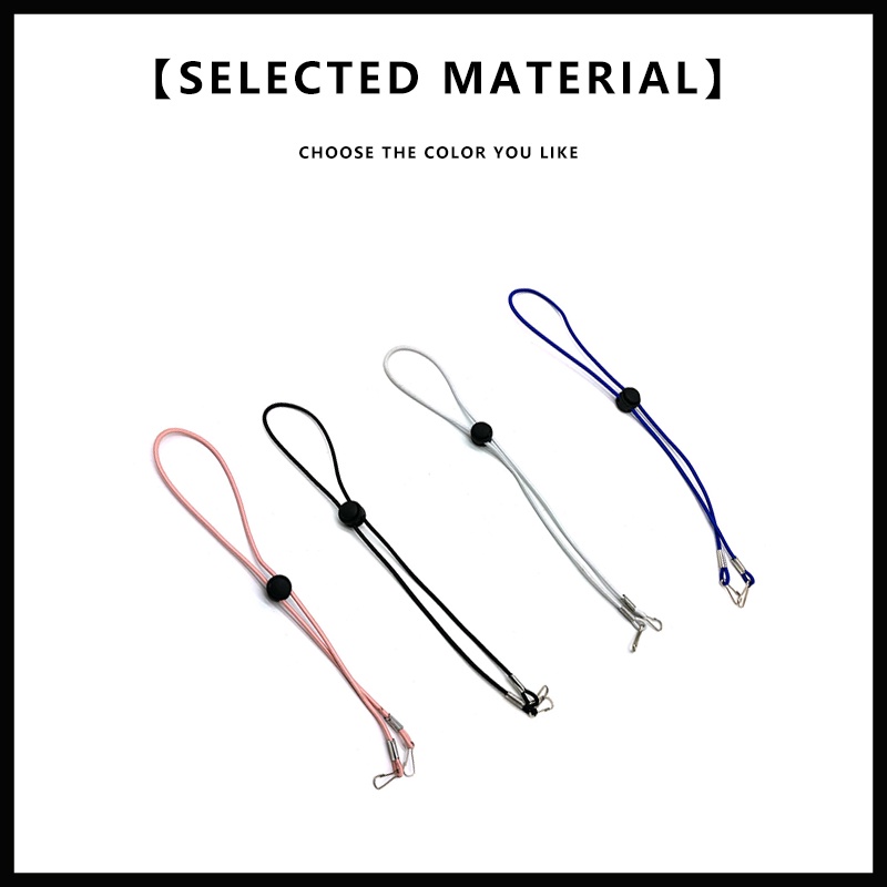 【COD】Kalung Masker Strap Kait Telinga Elastis Premium Adjustable Windproof Rope Buckle Elastis Band Masker Lanyard Ready Stock-FA