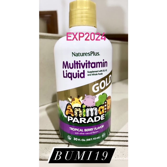 natures plus animal parade gold liquid