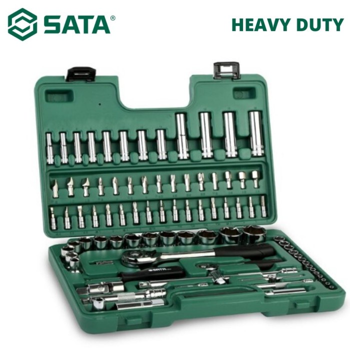 Kunci Socket Set Sock Set Kunci Shock 86Pcs Sata 09013