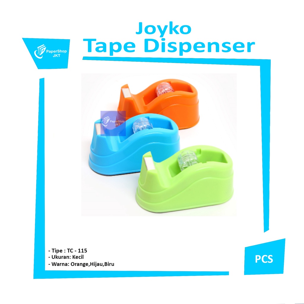 

JOYKO - Tape Dispenser TC-115 - Tempat Isolasi Kecil - Pcs