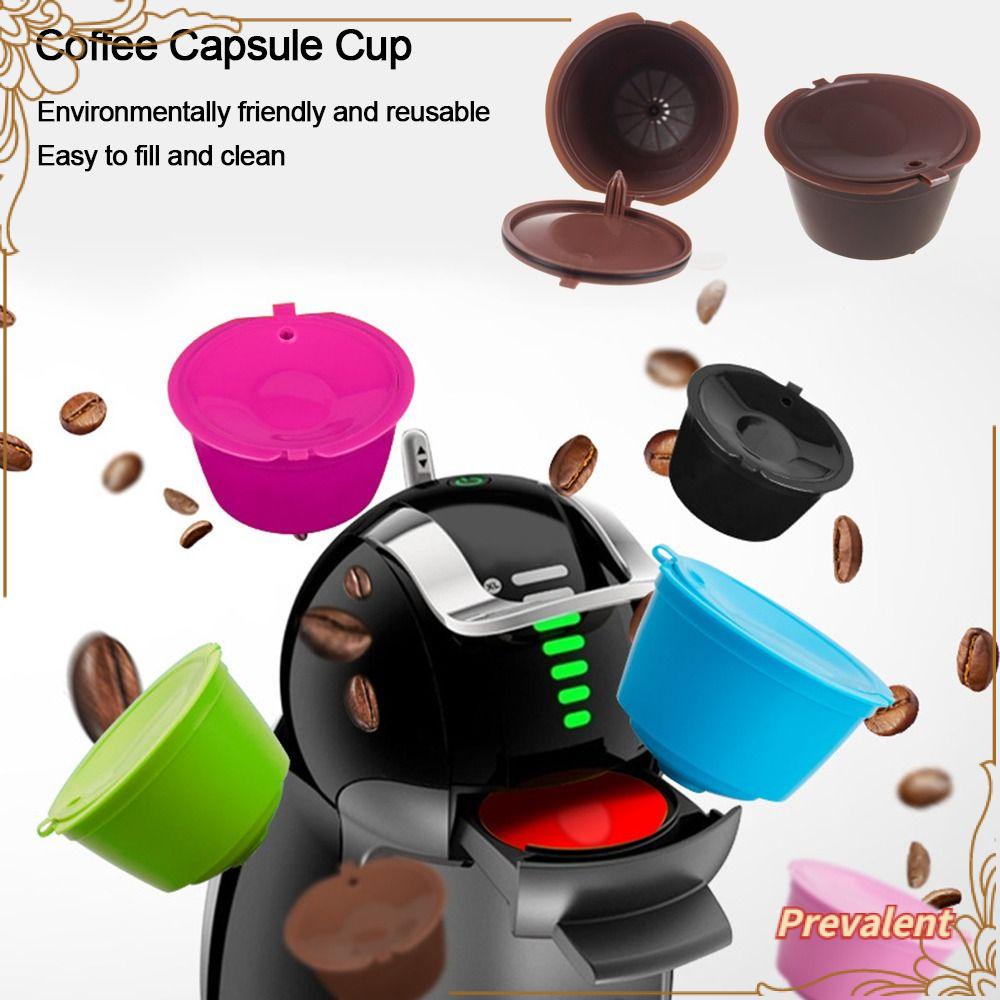 Preva 3Pcs Filter Penjualan Panas Isi Ulang Nespresso Kopi Dengan Brush Spoon Coffee Capsule