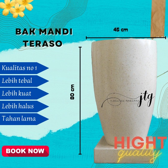 Bak Bak Mandi Marmer Batualam Keramik Teraso Tipe Dundung Juragan Terazzo