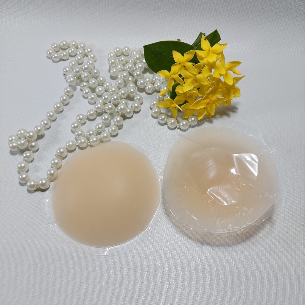 Alice Matte Silicone Nipple Cover Adhesive 8cm Light - Bra Tempel