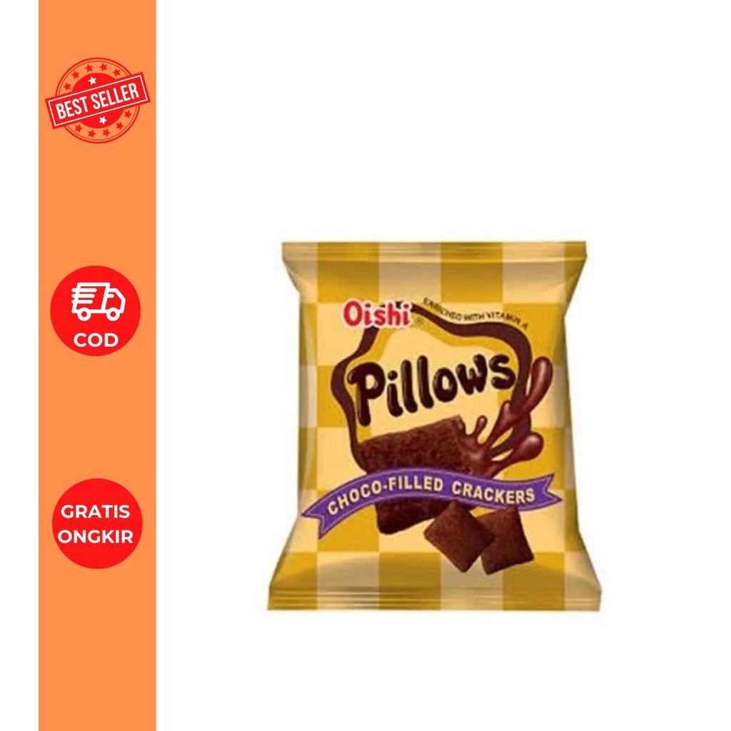 

Oishi Pillows choco filled crakers