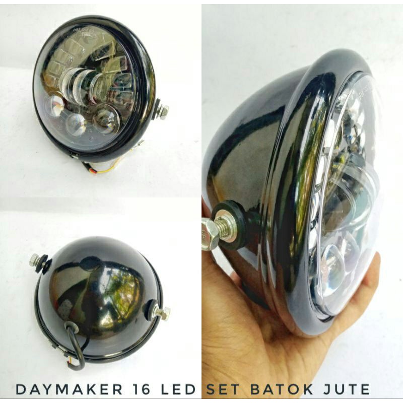 DAYMAKER BATOK JUTE 16 LED 5,75 INCH/DAYMAKER 4 LED