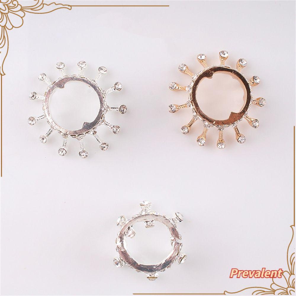 Preva Nail Brush Displayer Diamonds Alat Aksesoris Nail Art Tempat Pigmen Mahkota