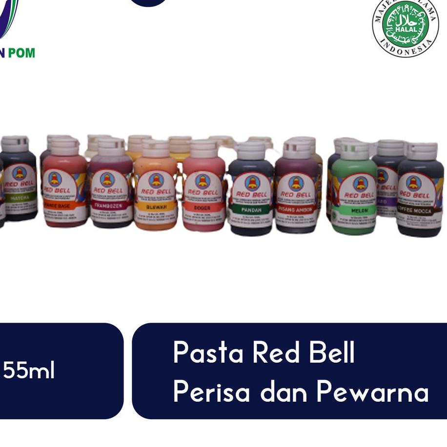 

↲ Pasta Red Bell Semua Rasa - Perisa dan Pewarna - 55ml - Halal MUI & BPOM ゝ