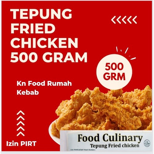 

Tepung Ayam Goreng Crispy Fried Chicken Breader 500gram