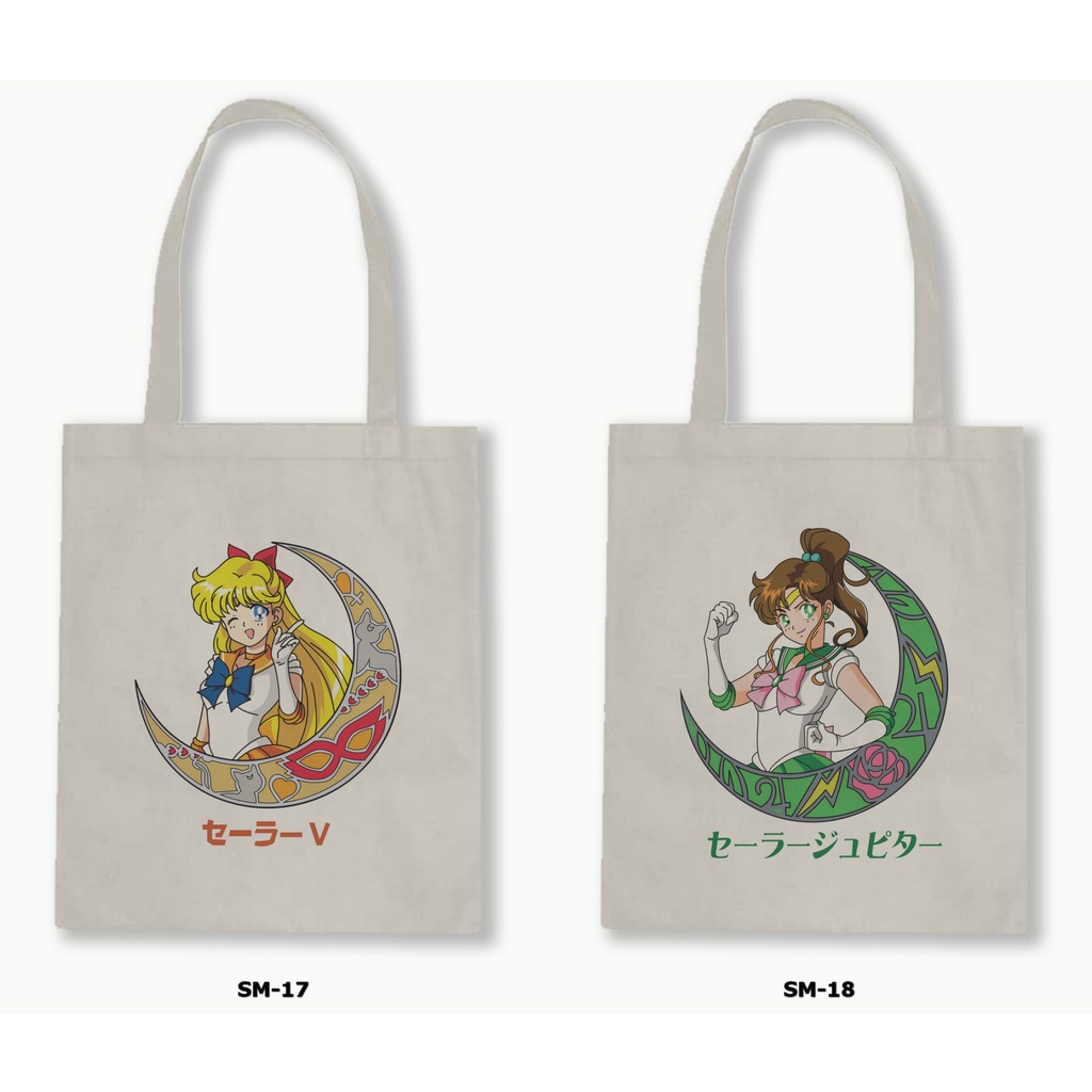 TOTE BAG BLACU - SAILOR MOON 1