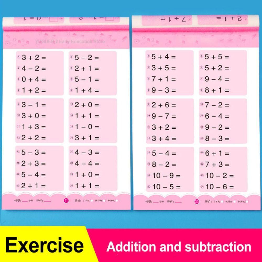 Buku Latihan Aritmatika QUINTON Siswa 80halaman/ Buku Belajar Dalam10 /20 /50 /100 Buku Latihan Matematika Anak Tulis Tangan