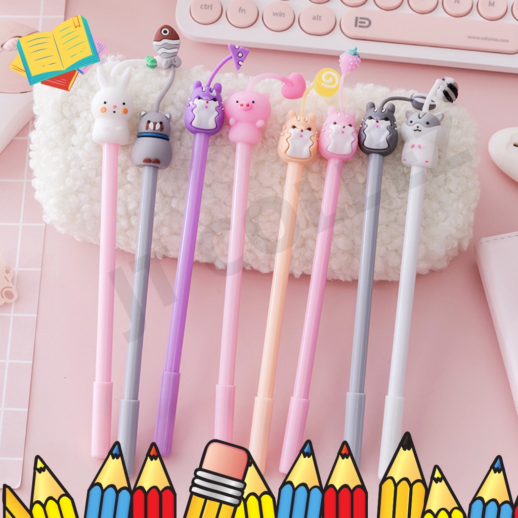 

[JTC] Pulpen Gel Karakter Kartun Imut & Lucu (JT0019)