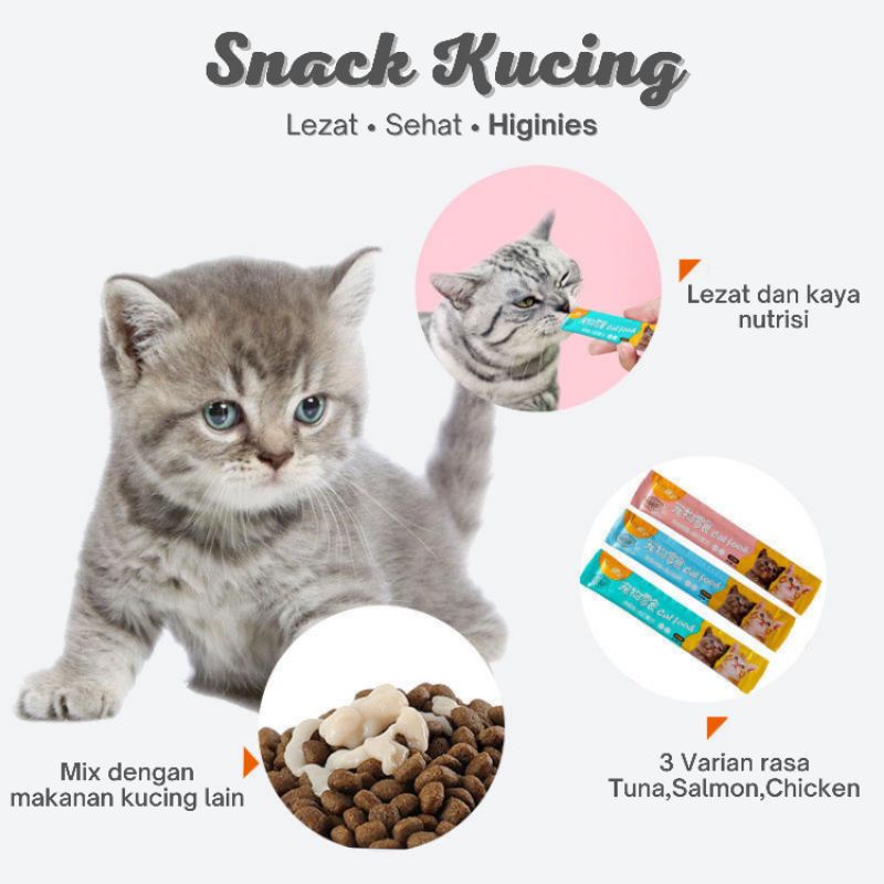 Snack Kucing Sehat Enak Setara Bio Meo Creamy Cemilan Kucing