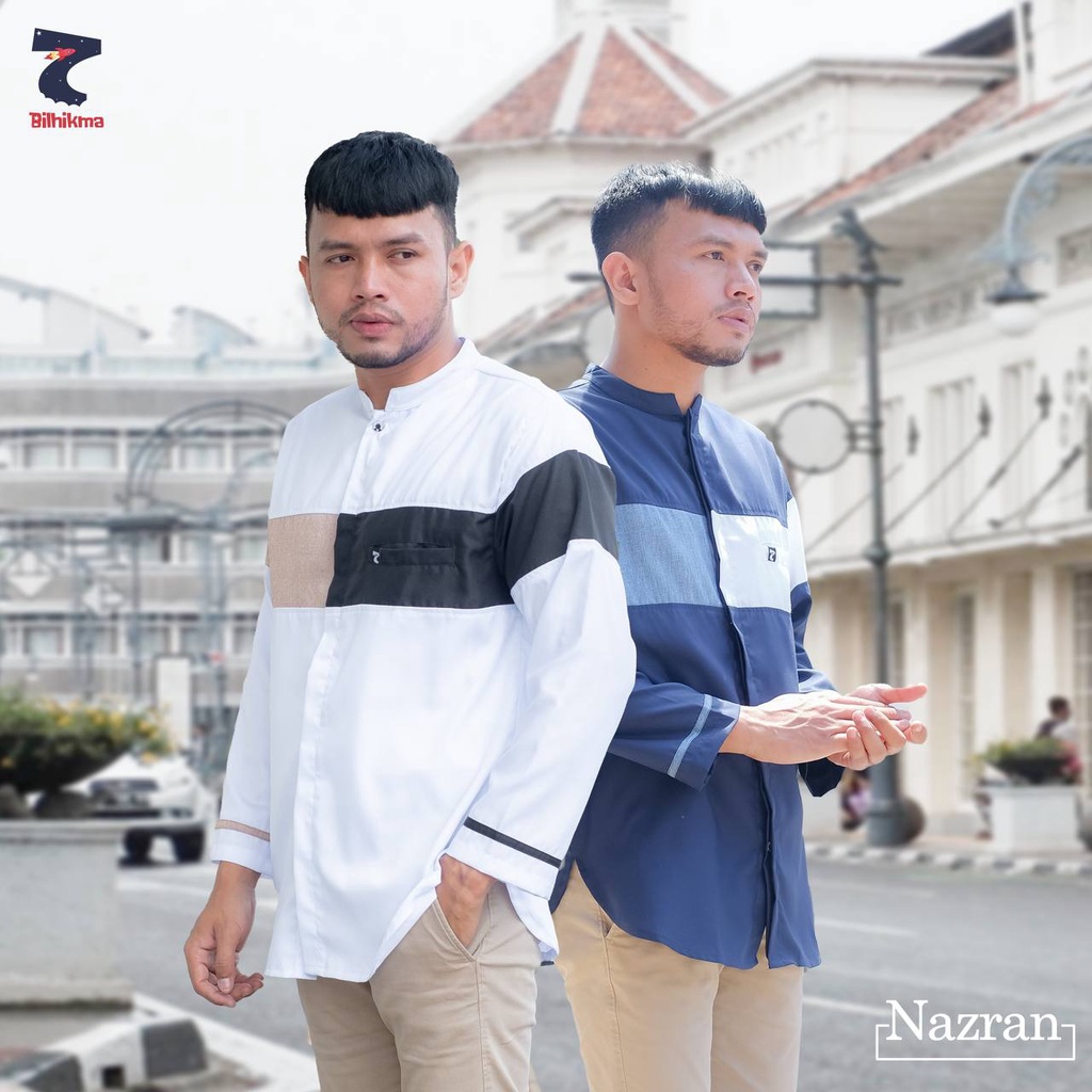 MJAstore - Koko Couple Ayah dan Anak Lengan Panjang Terbaru Katun Toyobo Kemko Muslim Putih