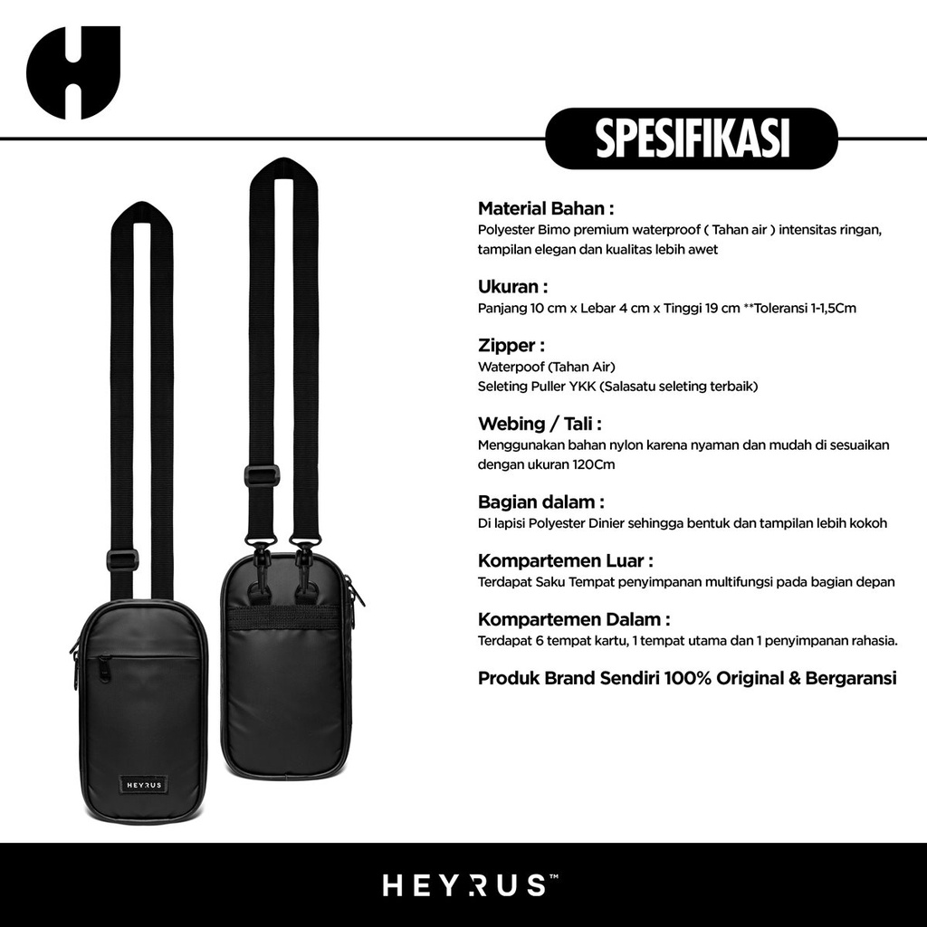 HEYRUS RUSEL I dompet kartu Taka I Dompet kartu waterproof