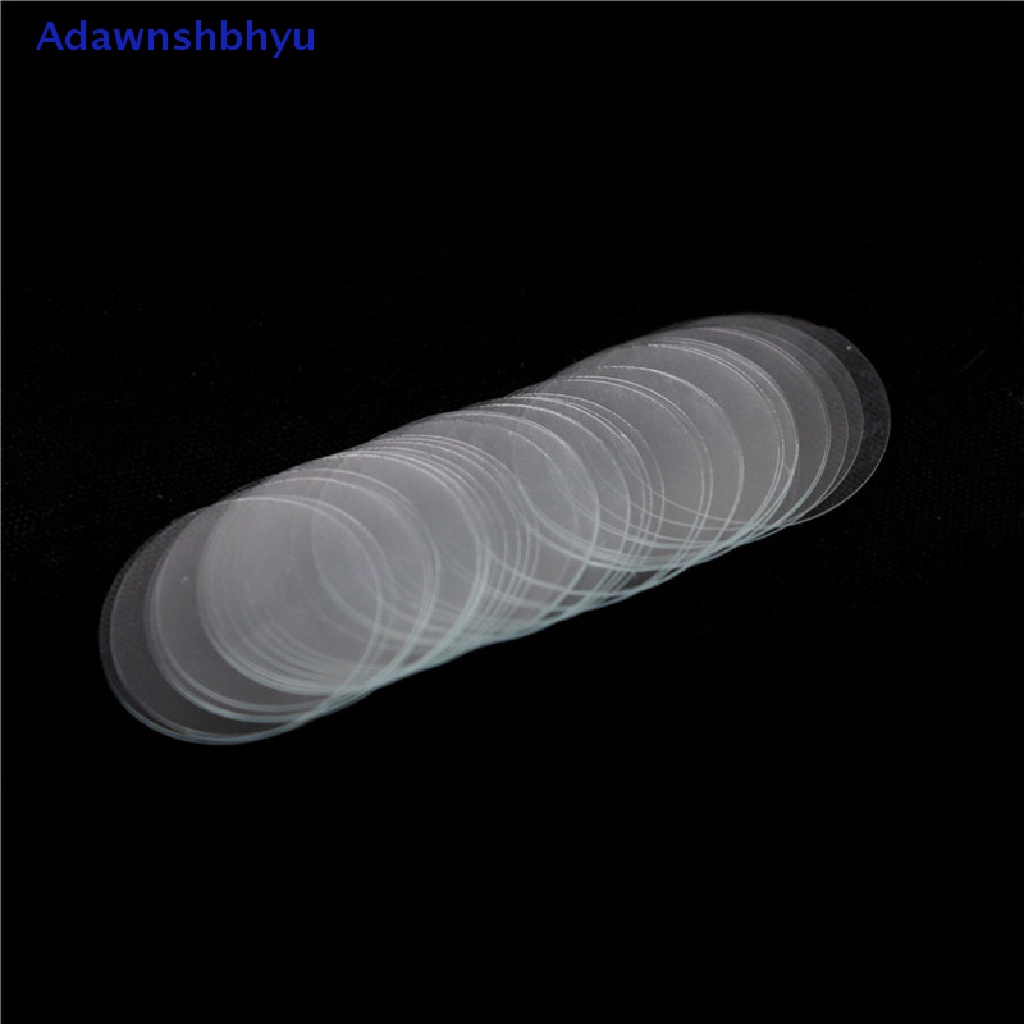 Adhyu 100Pcs Mikroskop Bulat Bundar Slide Coverslip Cover Kaca Diameter 18mm ID