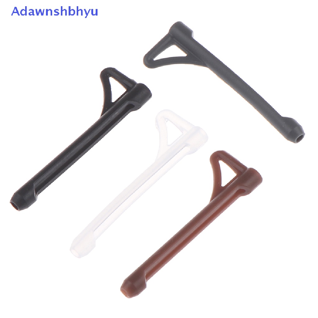 Adhyu 5pasang Kacamata Penutup Anti Slip Ear Hook Silikon Anti-Slip Holder Untuk ID Kacamata