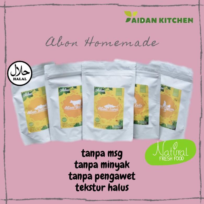 

[BAYAR DITEMPAT] BEST SELLER Abon Premium Homemade Non MSG Non Pengawet Non Gula Garam/ Abon ayam salmon tuna
