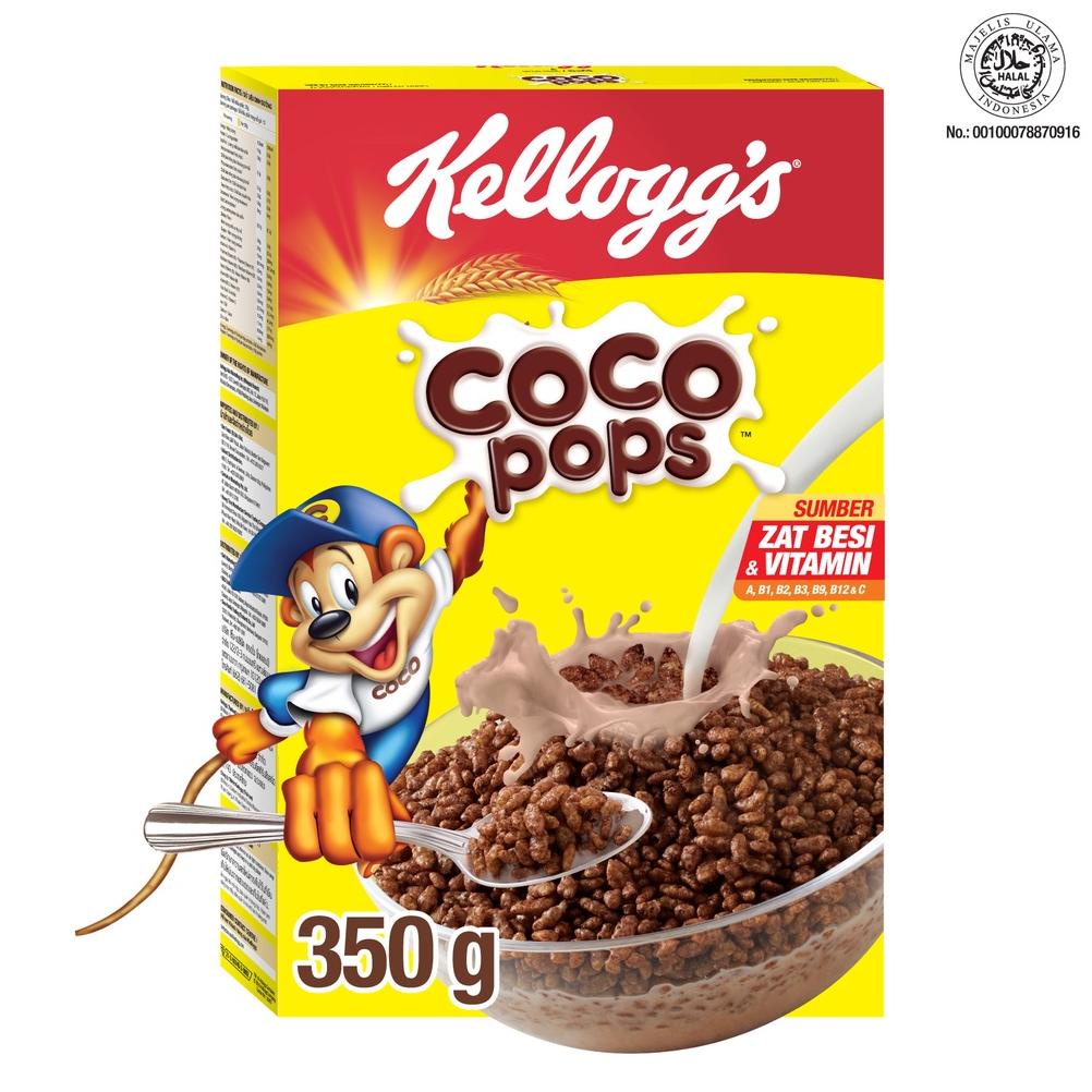 

[BAYAR DITEMPAT] Kellogg's Breakfast Cereal Coco Pops 350g