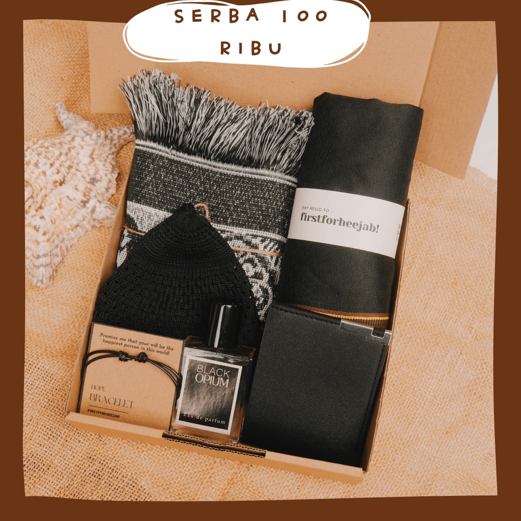 

(SERBA 100 RIBU) Hampers Aesthetic Muslim Cowok | Kado Perlengkapan Shalat Birthday Wisuda Lebaran