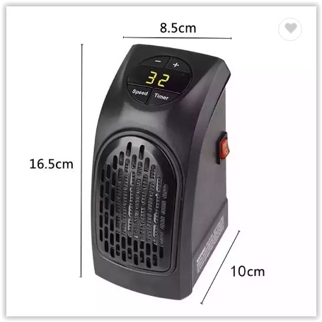 Handy Outlet Dinding Pemanas Ruang Suhu Yang Dapat Disesuaikan