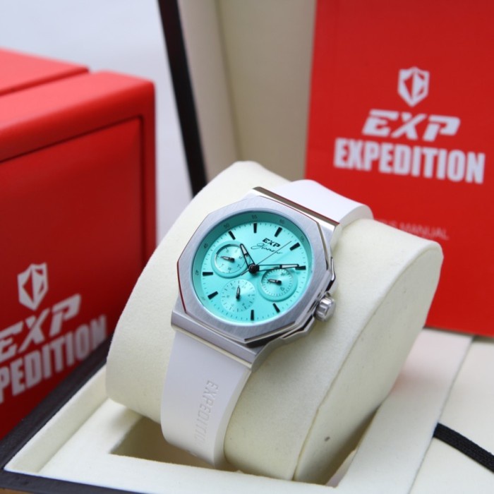 JAM TANGAN WANITA EXPEDITION E 6816 RUBBER ORIGINAL GARANSI RESMI 1 TAHUN