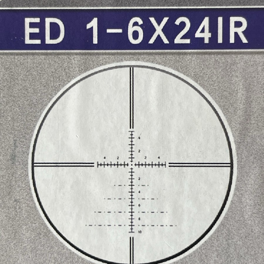 Teleskop Discovery Ed 1-6x24 ir FFP baru