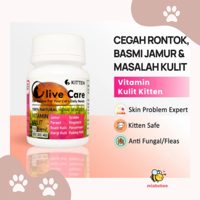 OLIVE CARE VITAMIN KULIT KUCING - KITTEN(BAYI)