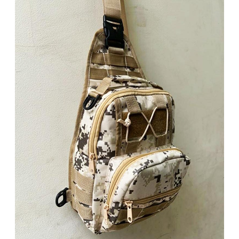 Slingbag Army TACTICAL Pria Wanita ( HARGA GROSIR ) Tas Sepeda Tentara