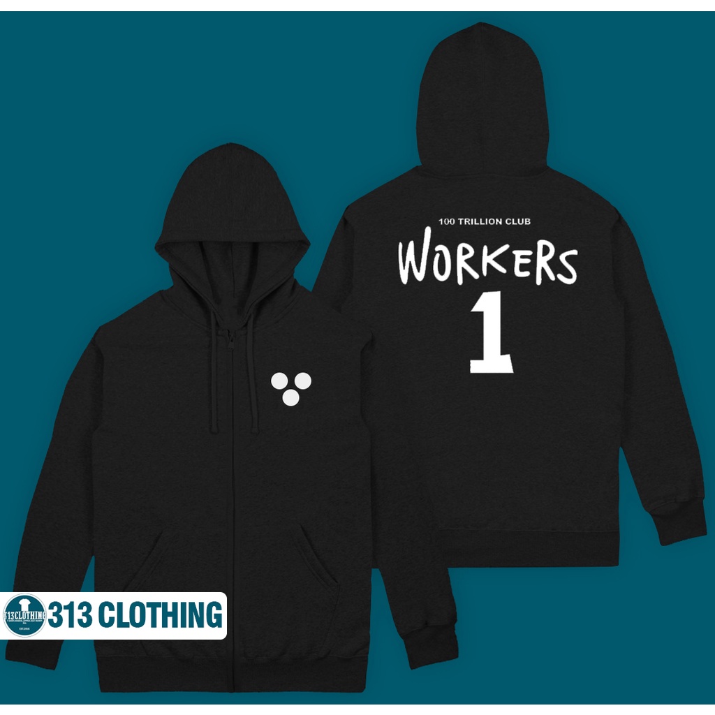 Jaket Hoodie Zipper Workers Lookism Hoodie Ilhaehwe Workers Yujin
