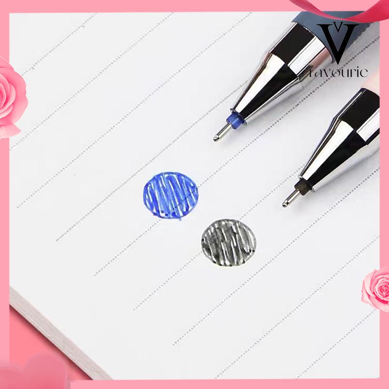 CODSet Pena Gel yang Dapat Dihapus Batang Isi Ulang Ballpoint yang Dapat Dicuci Menangani Alat Tulis Perlengkapan Tulis Sekolah-FA