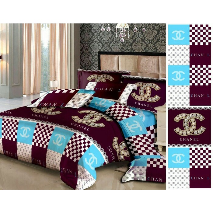 BEDCOVER SINGLE FATA TERLARIS CHANEL 120X200 CM {Property Off Liliy Grosir Sprei Jakarta}