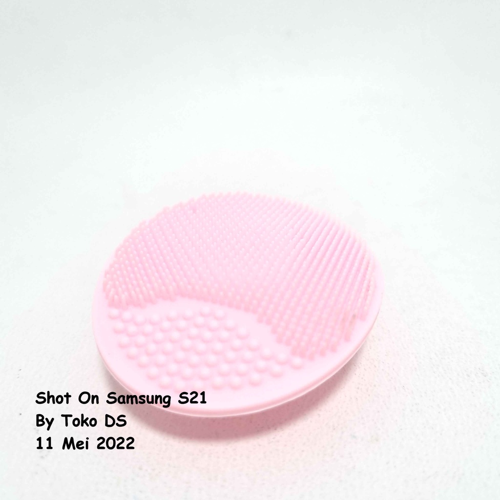 Brush Scrub Silikon Pad - Sikat Pembersih Wajah Cleansing Pad Scrub Brush