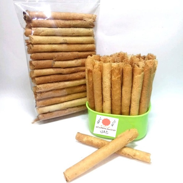 

SEMPRONG ROLL 500 gr / SEMPRONG RENYAH SEKALI / Semprong Wijen / Semprong Panjang / Kiloan