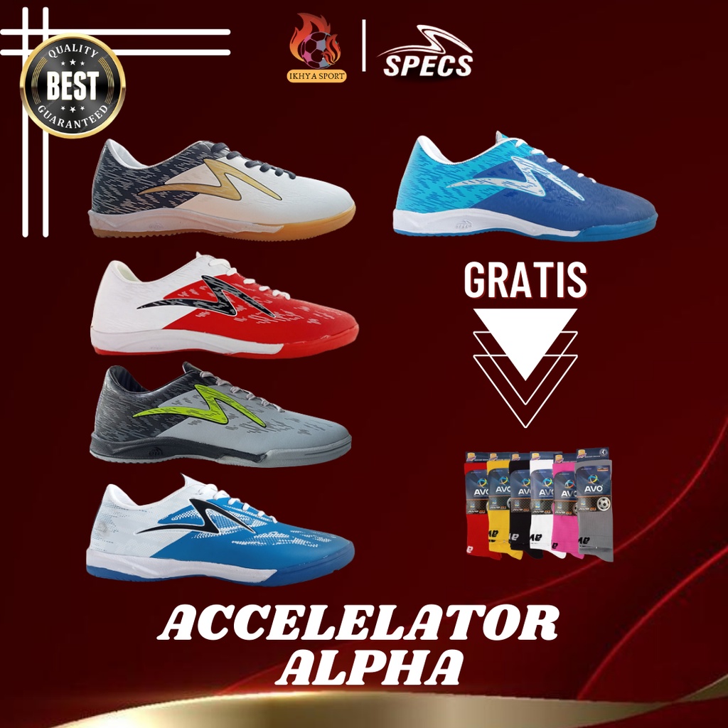 SEPATU FUTSAL SPECS ALPHA PRO IN GARUDA OLAHRAGA PRIA
