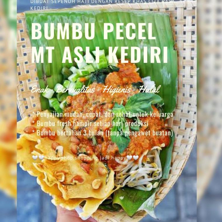 

↜ BUMBU SAMBEL PECEL ASLI KEDIRI (PECEL MT Kediri) 250 GR ❤